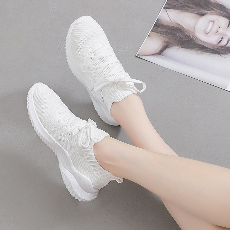 Giày Thể Thao Nữ Tập Gym Đế Mềm Cổ Chun