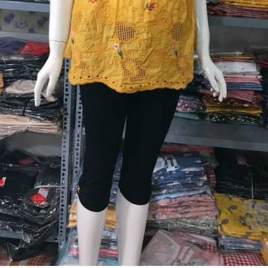 Quần legging lửng dành cho bà bầu