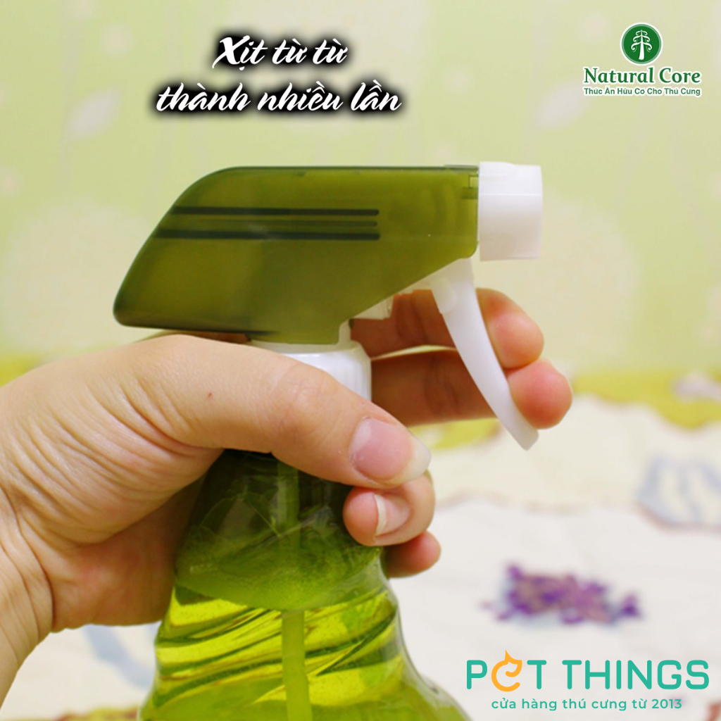 Xịt Khử Mùi Diệt Khuẩn Natural & Clean 500ml / 1.5L Cho Thú Cưng