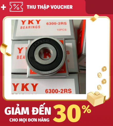 Bạc đạn 6300 - 2rs  Vòng bi 6300 - 2rs