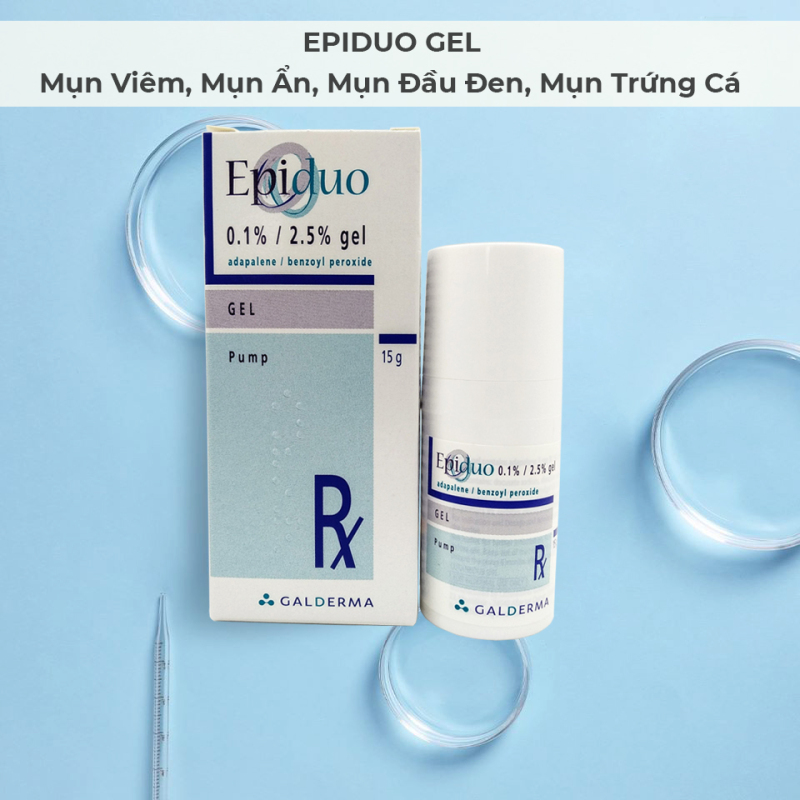 EPIDUO KEM BÔI MỤN ẨN, MỤN ĐẦU ĐEN, MỤN TRỨNG CÁ 15G giá rẻ
