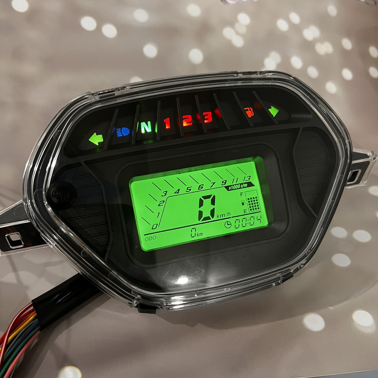 Đồng hồ điện tử wave nhỏ plus mấu mới nhất 2023 gắn cho xe wave zx - wave anpha - wave 110 đời 1997 đến 2006 - 8846
