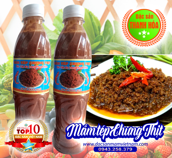 Mắm tép Ba Làng - Dùng để chưng thịt