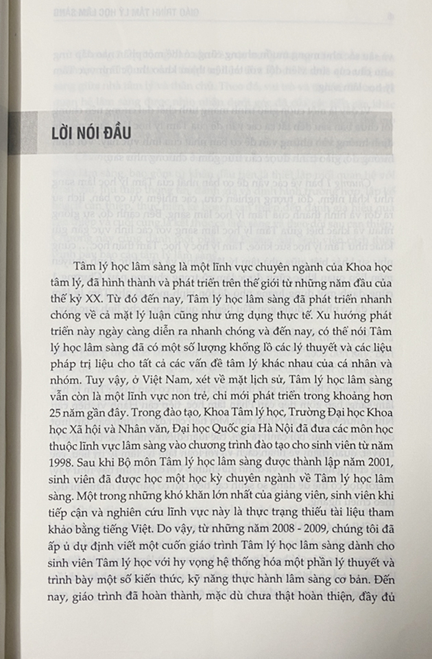Giáo trình tâm lý học lâm sàng