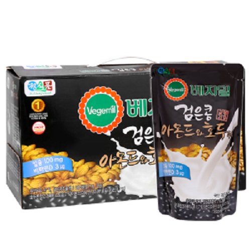 Sữa Đậu Đen, Hạnh Nhân, óc chó Vegemil Túi 190ml