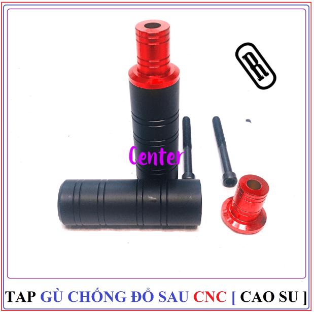 [ TAP Màu Đen ] Gù chống đổ sau cao cấp CNC & Cao su ABS