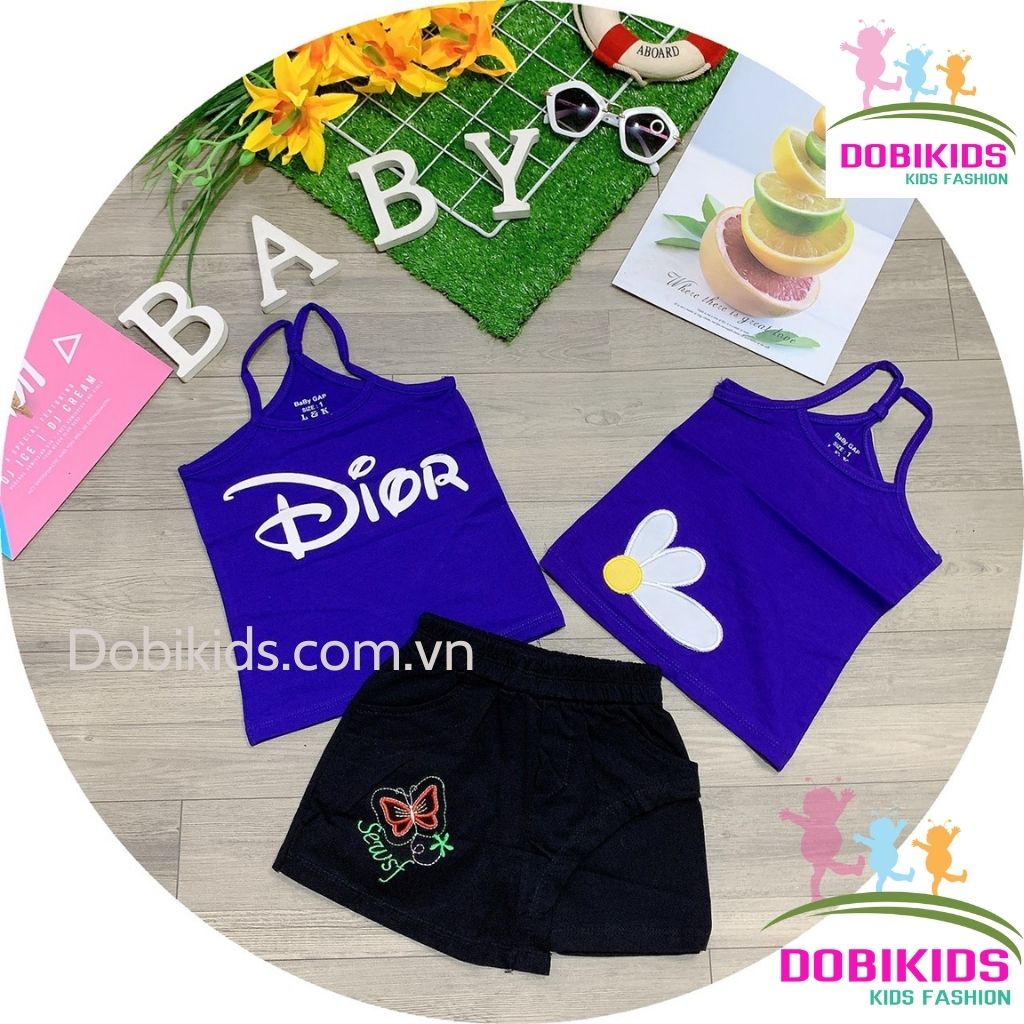 Áo Dây Bé Gái Thun Cotton 4 Chiều Đẹp Co Giãn (07-28kg)