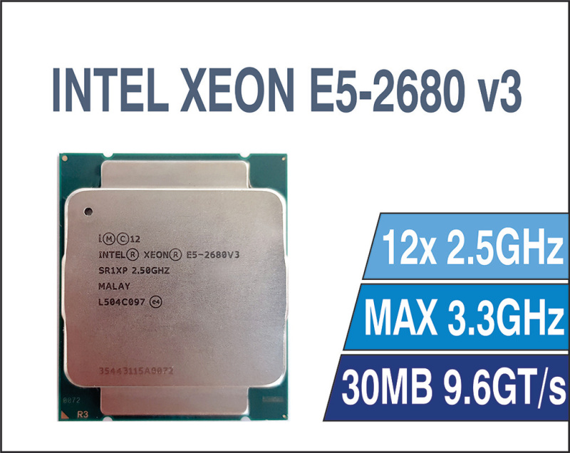 Bảng giá CPU INTEL XEON E5-2680 V3 (12C/24T 30M CACHE 2.5GHZ TURBO 3.3GHZ) SOCKET 2011. Bảo hành 12T Phong Vũ