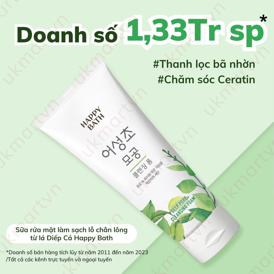 Sữa Rửa Mặt Happy Bath Mild Cleansing Foam 200ml