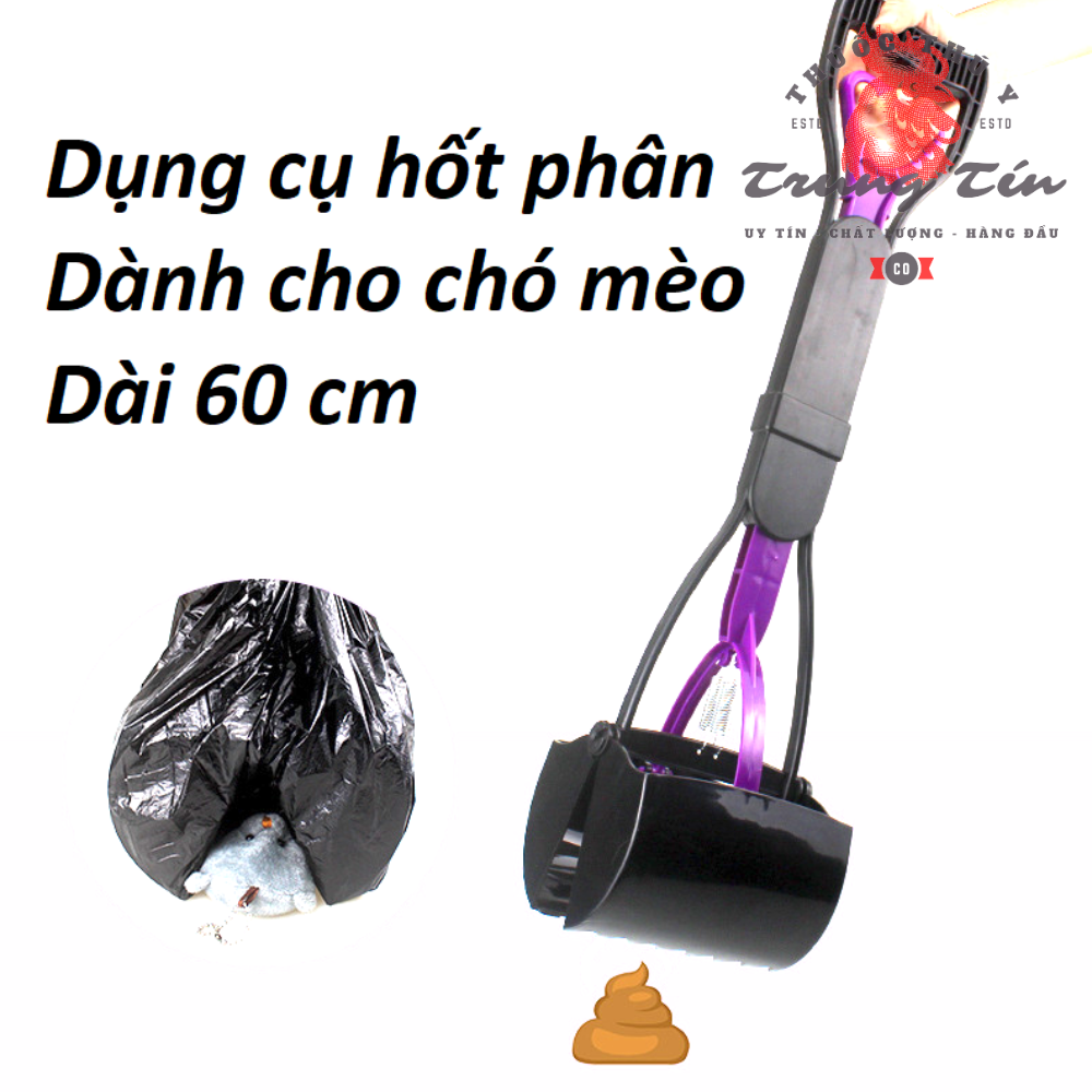 dụng cụ hốt phân dành cho chó mèo , tiện lợi (kích thướt dài 60cm)