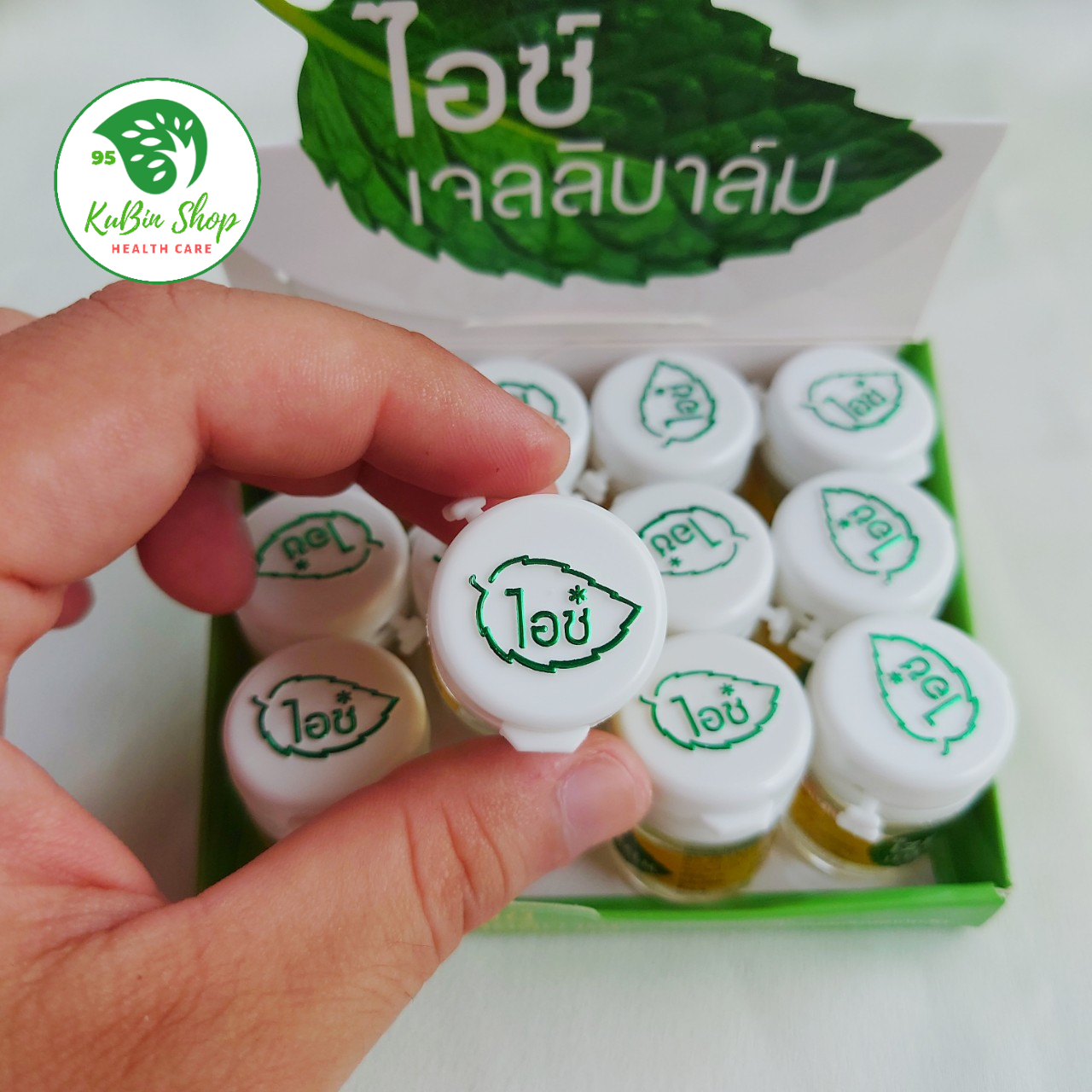 DẦU GIÓ HÍT THÔNG MŨI BẠC HÀ - IZE JELLI BALM - THÁI LAN