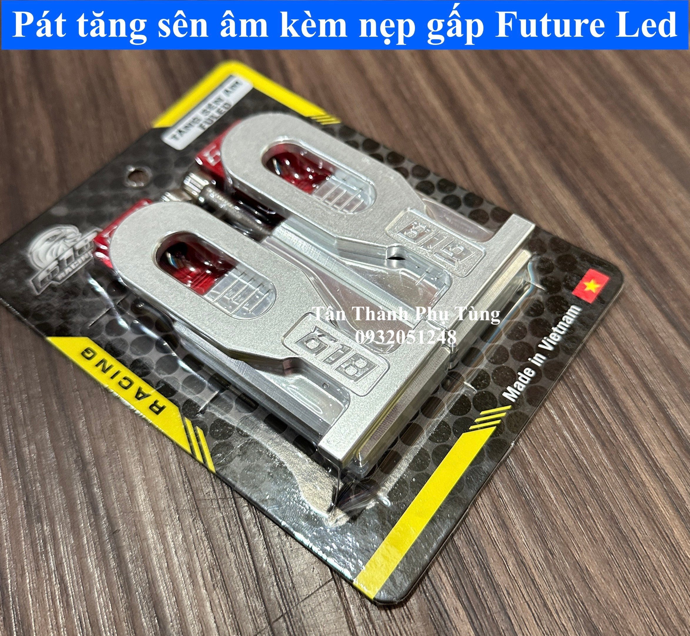 Pát tăng sên âm Future Led kèm nẹp gấp- 618