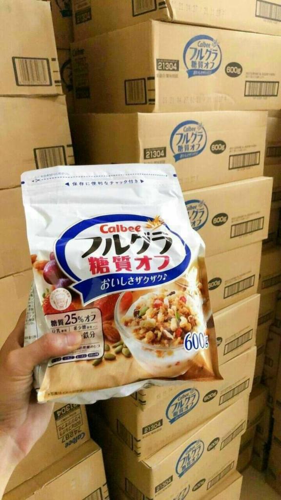 Ngũ cốc Calbee mẫu mới 700g nội địa Nhật Bản