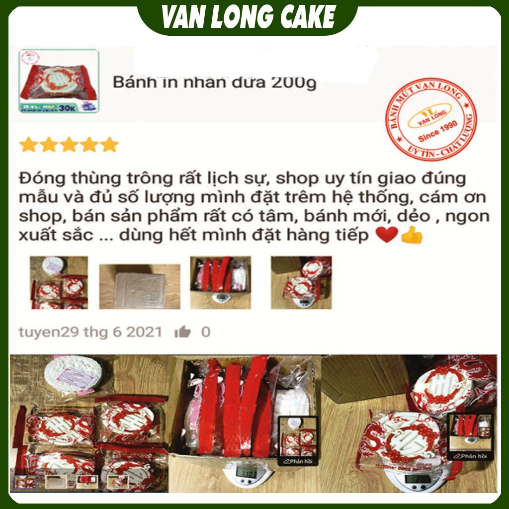 [COMBO 5 CÁI] Bánh in nhân dừa 170g