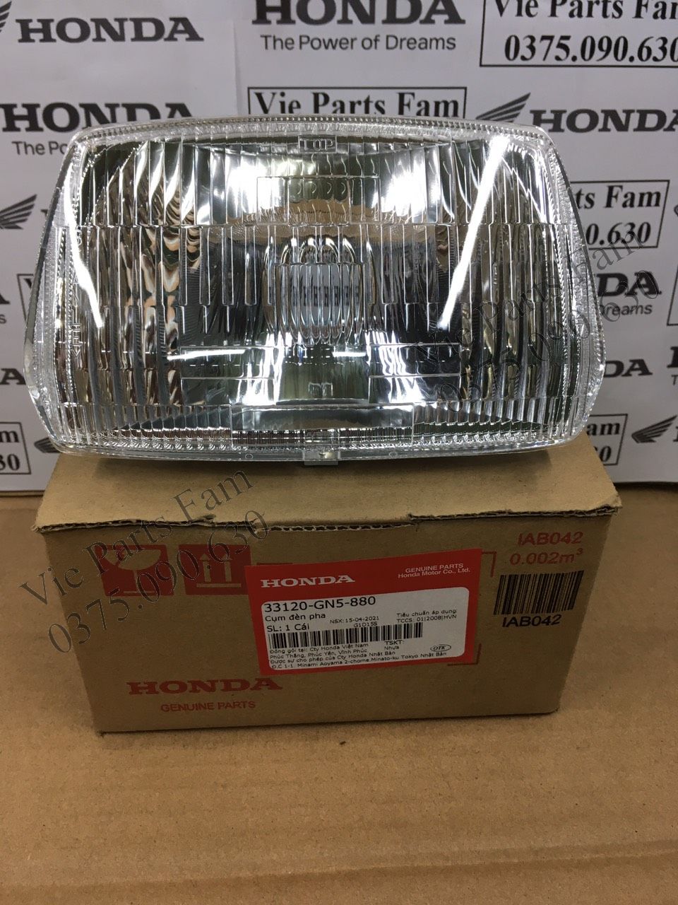 Pha đèn Dream thái, Dream II hàng din Honda