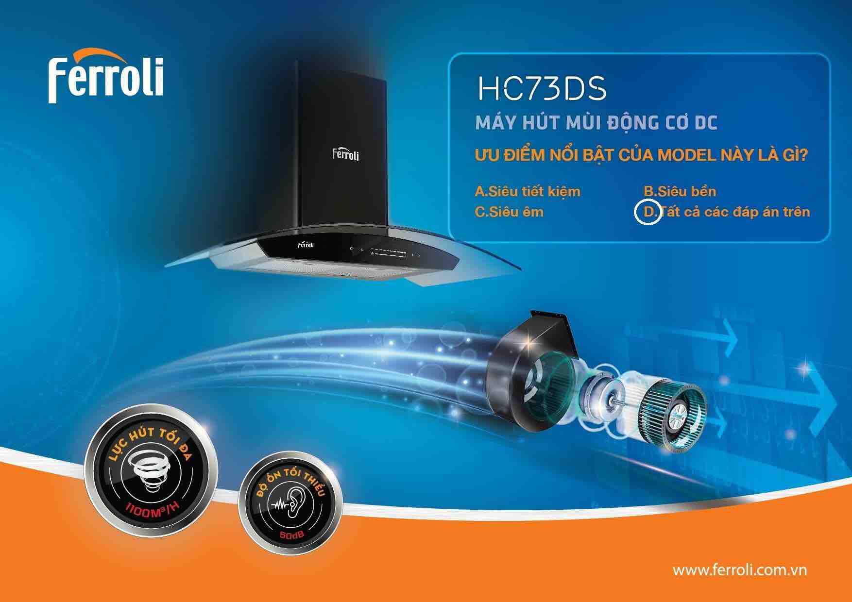 HÚT MÙI HC73DS