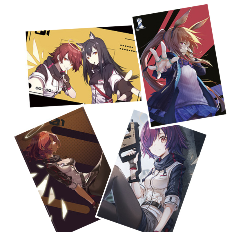 [HOT] Set 8 tấm tranh poster A3 Arknights anime siêu chất