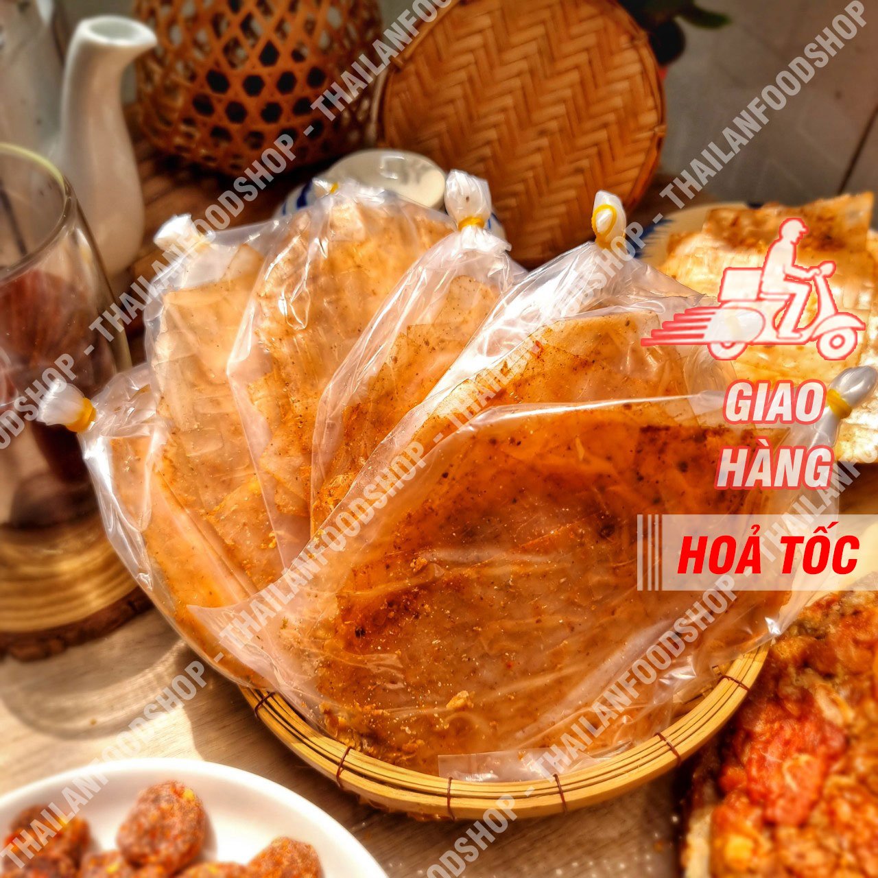 Bánh Tráng Muối Tỏi Siêu Ngon