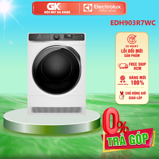 Edh903r9wb / edh902r9sc / edh903r7sc / edh903r7wc - máy sấy electrolux 9 kg - giao toàn quốc - freeship hcm