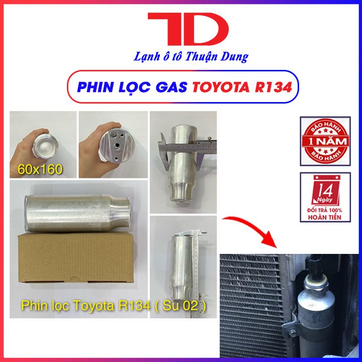 Phin sắt âm dương lớn, Lọc gas 3 phần 8-O-2P - Vật Tư Điện Lạnh Ô Tô Thuận Dung
