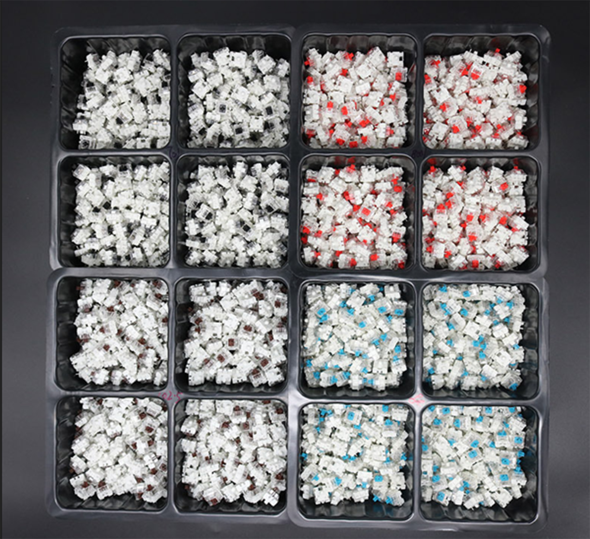 Switch phím cơ thương hiệu Gott, trục cơ bàn phím Blue Switch/Red Switch/Brown Switch/Black Switch