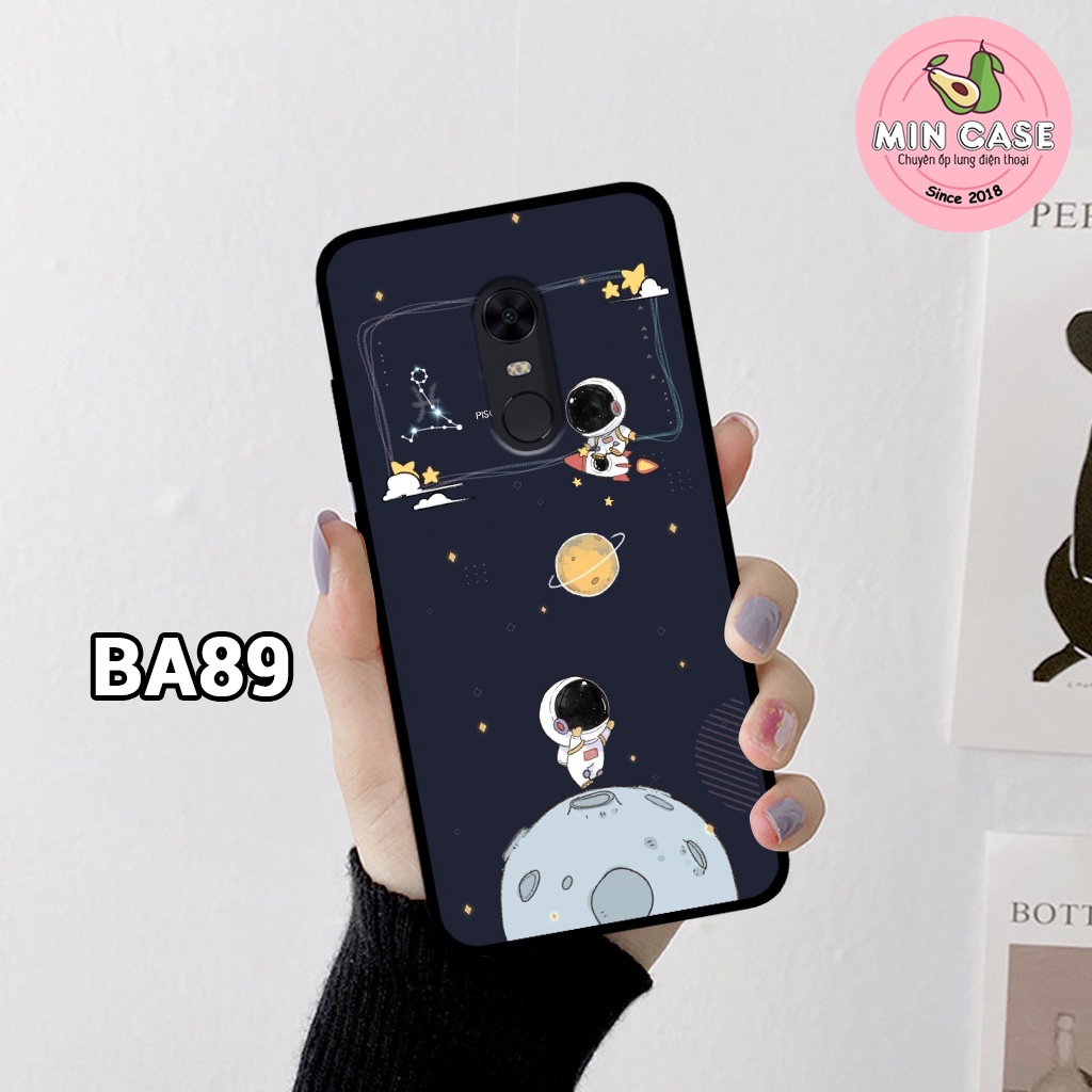 Ốp lưng xiaomi redmi note 4/redmi note 4x/redmi 5/redmi 5 plus - ốp lưng xiaomi in hình vũ trụ, phi hành gia độc đáo