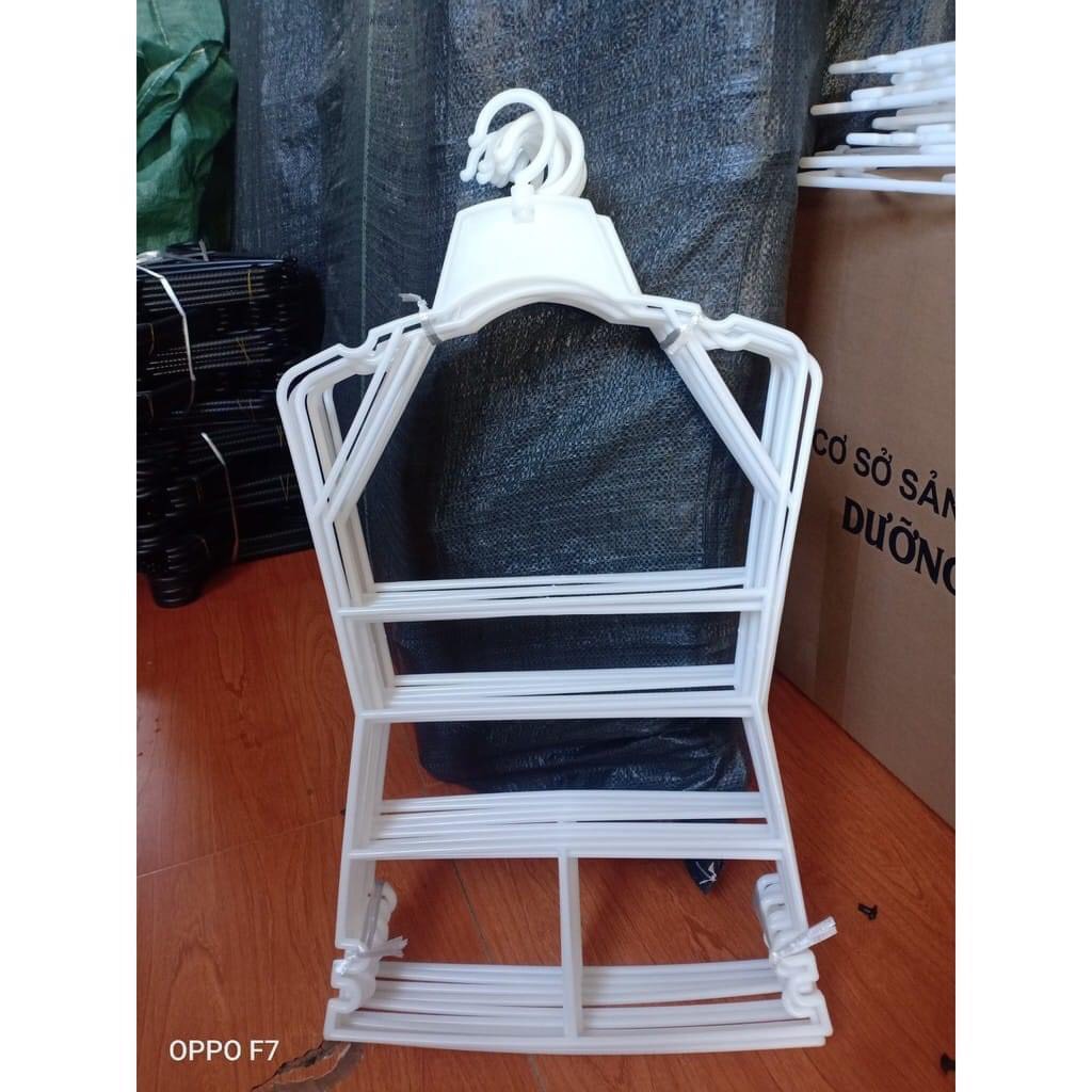 Combo 10 móc treo đồ bộ người lớn, mắc nhựa,phụ kiện cho shop thời trang