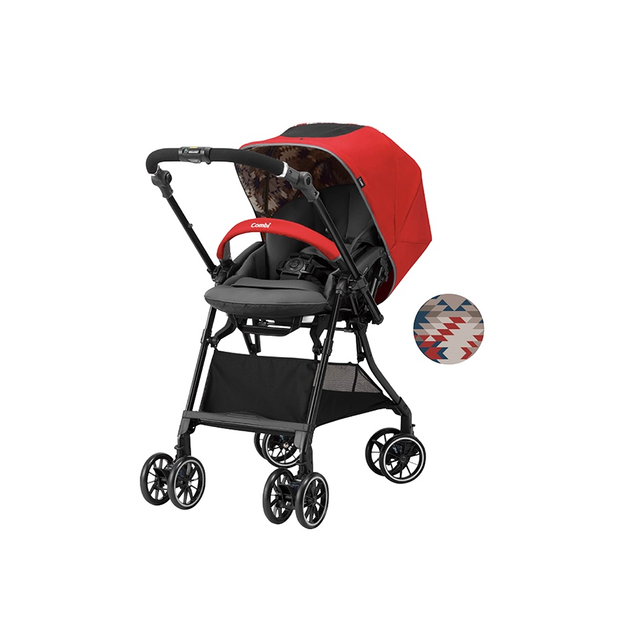 Xe đẩy Combi Sugocal Compact 4 bánh quay tự động