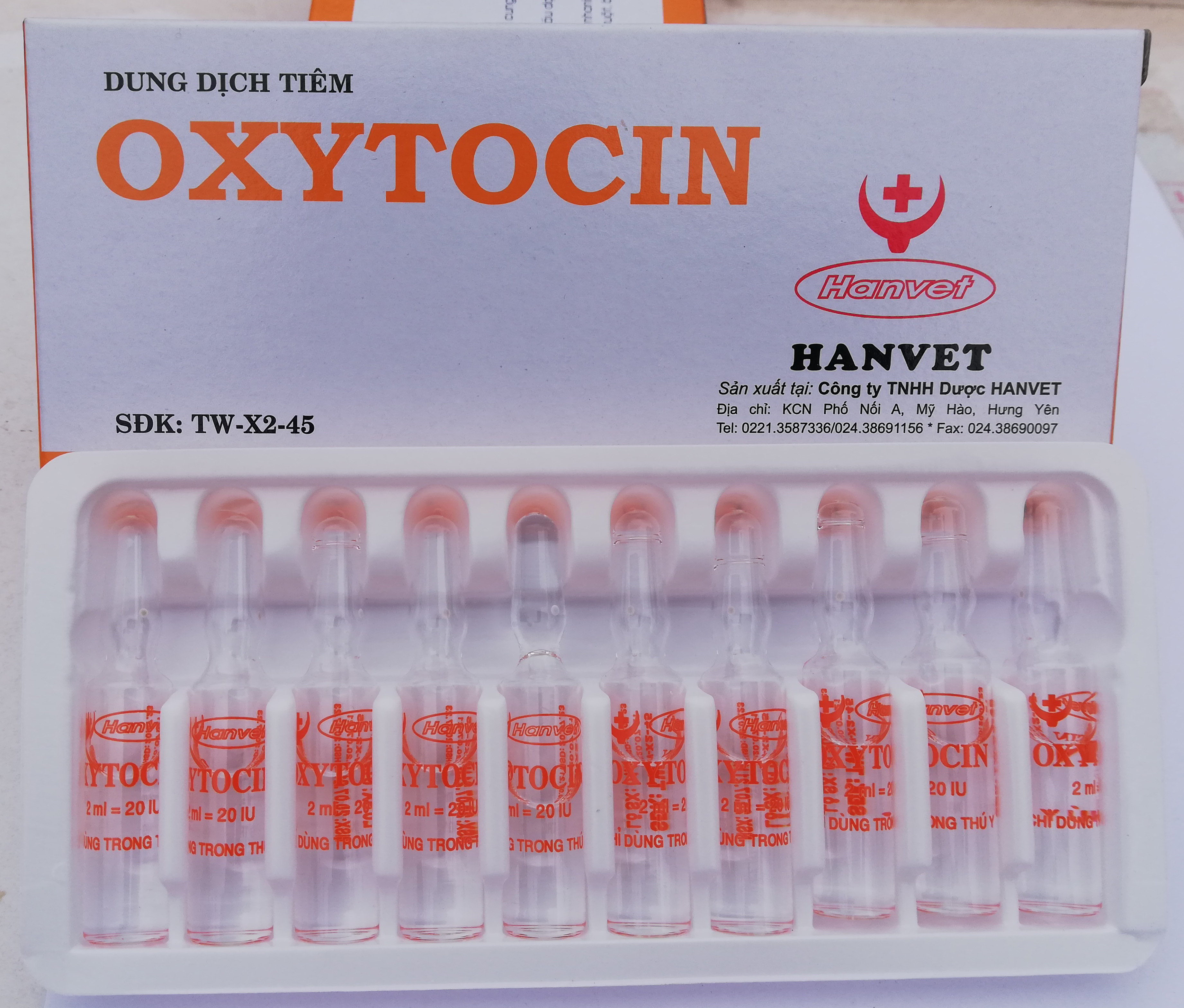 10 ống Kích đẻ OXYTOCIN 2 ml