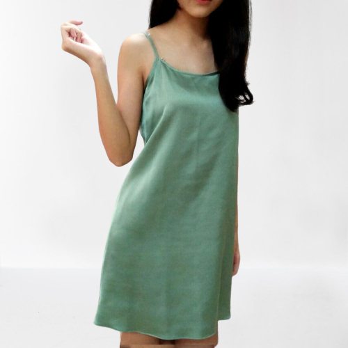 Váy Ngủ 2 Dây, Đầm Ngủ Lụa Satin Cao Cấp
