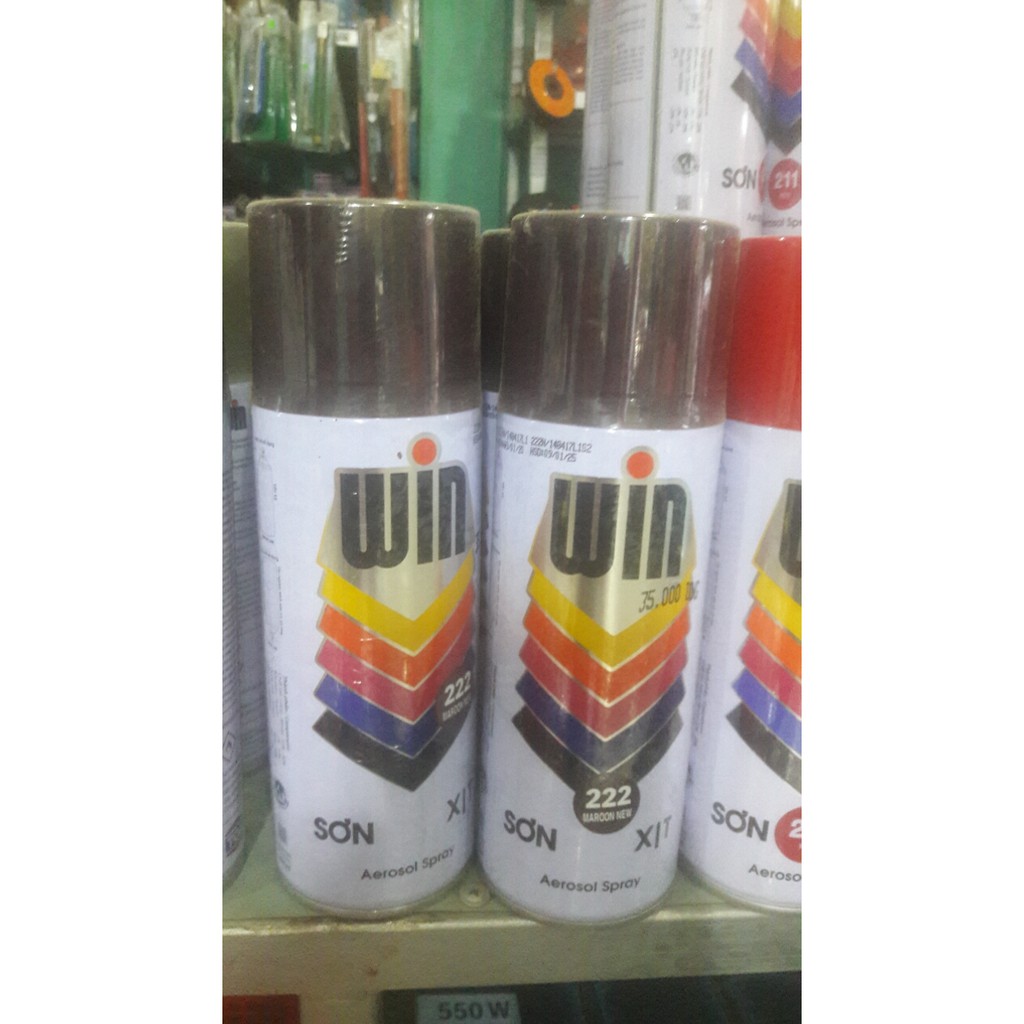 Sơn phun màu nâu gỗ 222