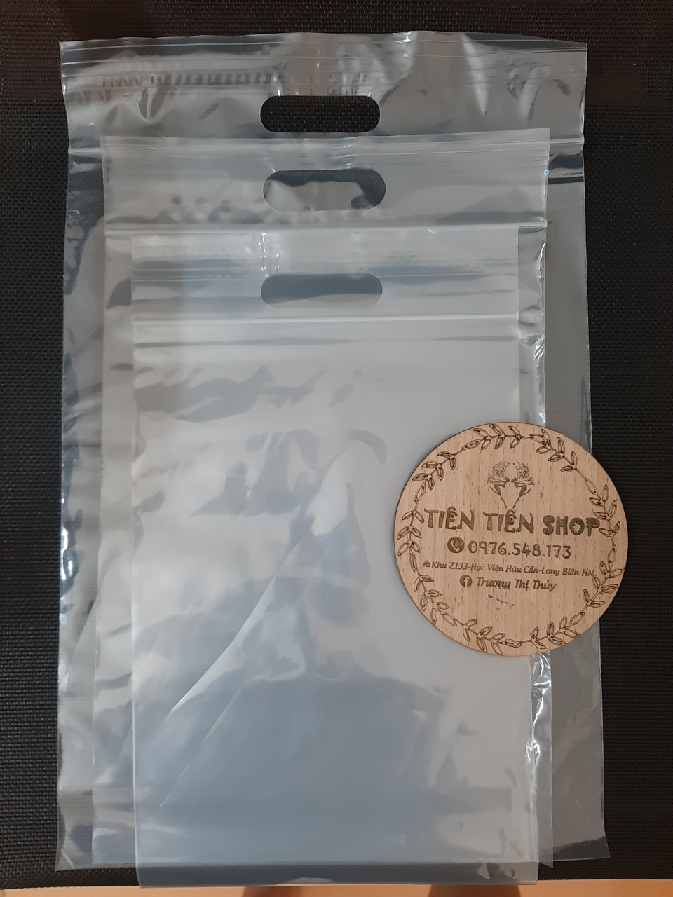100g Túi zip hột xoài có quai xách nhiều size lựa chọn