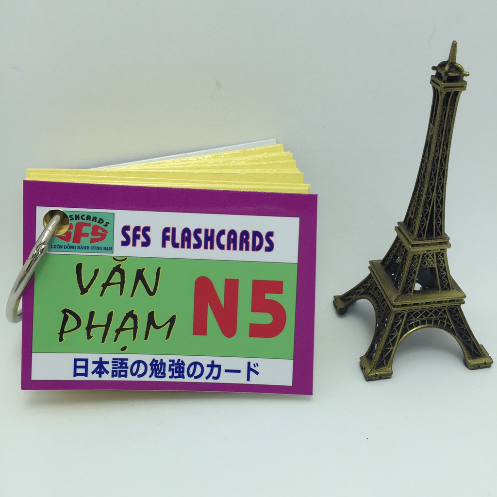 Bộ Thẻ Tiếng Nhật Văn Phạm( Ngữ Pháp) N5