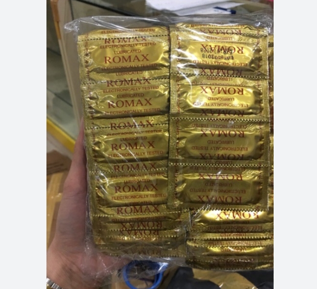 Bịch 120 chiếc bao cao su Romax