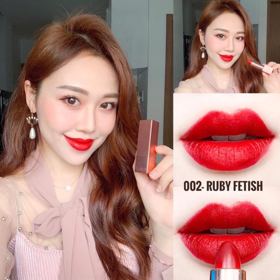 Son Colorlab màu đỏ truyền thống ( Ruby Fetish - A Cool Red - 002)