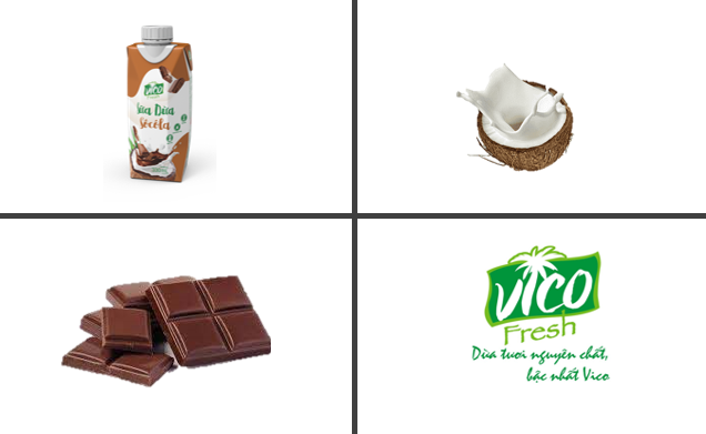 COMBO 2 HỘP SỮA DỪA VICO FRESH SOCOLA