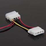 12cm 120mm RED LED 12V 4Pin Computer PC Case Cooler CPU Cooling LED Fan  -  intl