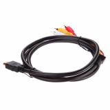 1.5m HDMI To 3-RCA Video Audio AV Component Converter Adapter Cable (Intl)