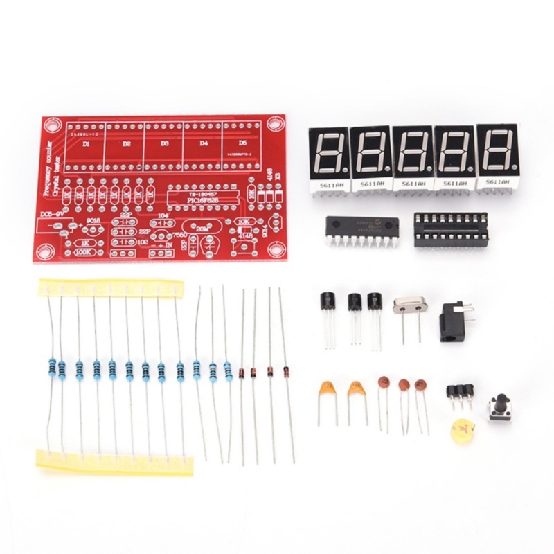 Bảng giá 1Hz-50MHz Frequency Meter Crystal Oscillator Measurement Frequency Measurement Five Bit Digital Display, DIY Suite - intl Phong Vũ