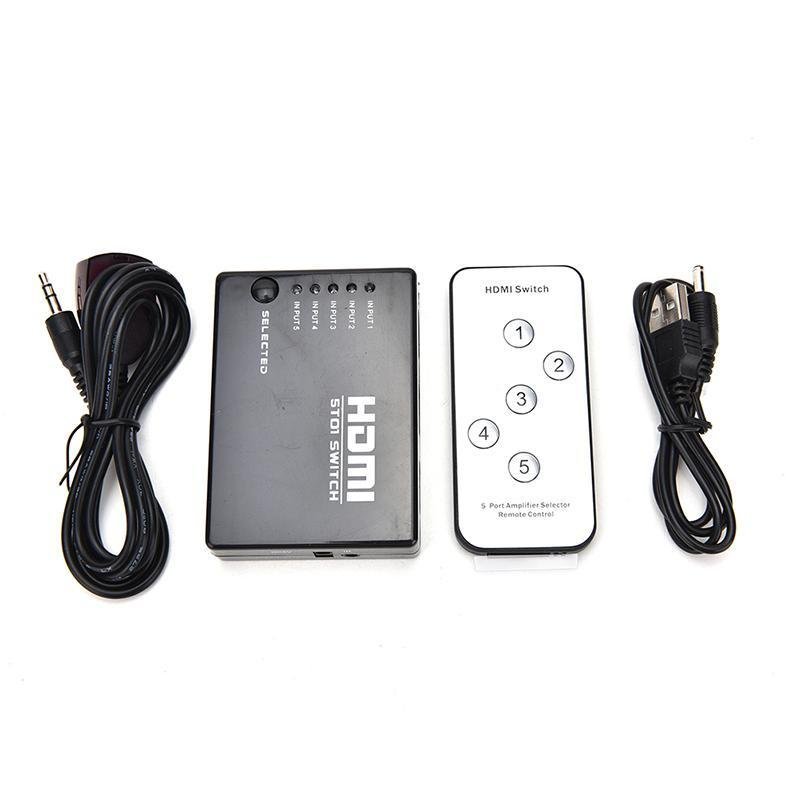 Bảng giá 1Set 1080P Video HDMI Switch Switcher Splitter for HDTV DVD PS3+ IR Remote - intl Phong Vũ