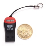 2PCS Mini USB 2.0 Micro SD T-Flash SDHC MS TF M2 High Speed Memory Card Reader 1-16GB - intl
