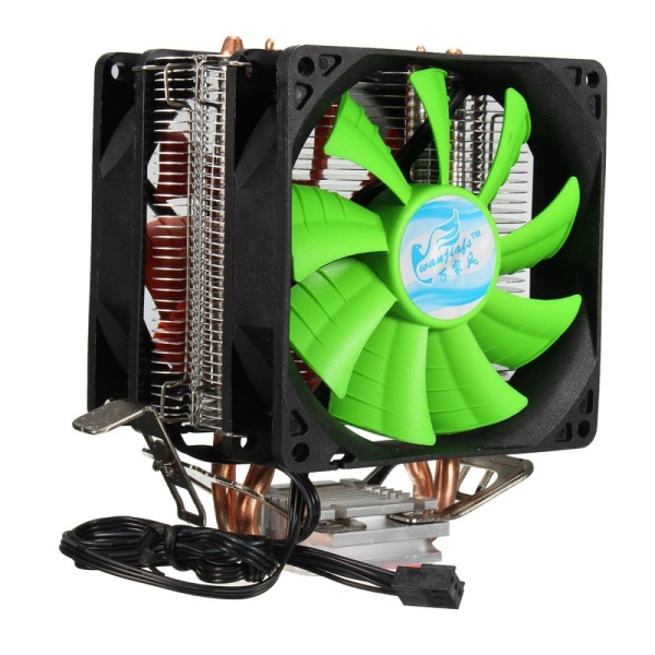 Bảng giá 3 Pin Dual Fan CPU Cooler Heatsink Cooling For Intel LGA775/1156/AMD AM2/2+/3 - intl Phong Vũ