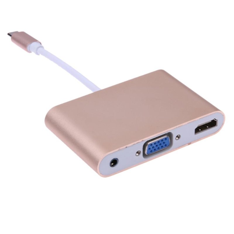 Bảng giá 3in1 USB 3.1 Type C to HDMI+VGA+3.5mm Audio Female Adapter for Macbook 12 I - intl Phong Vũ