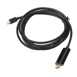 6Ft Thunderbolt Mini DisplayPort DP to HDMI Adapter Cable for Mac Book - intl