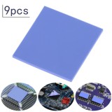 【Crystalawaking】9 cái 30x30x2 mét Nhiệt Miếng Lót GPU CPU Tản Nhiệt Làm Mát Dẫn Điện Miếng Lót Silicone-quốc tế
