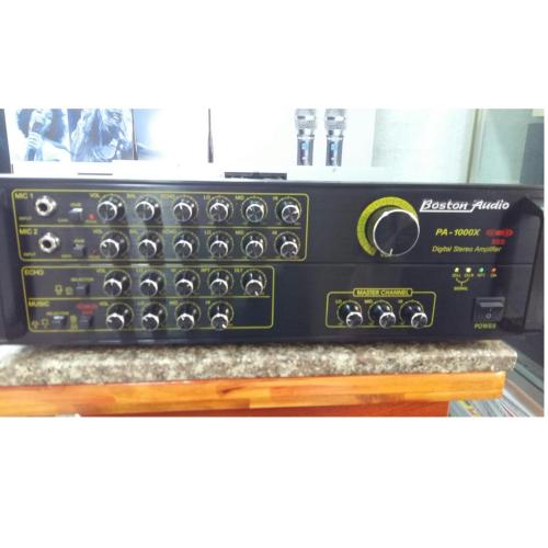 Amply Karaoke Boston Audio PA 1000X (đen) Thiết bị nhận và Amplifier