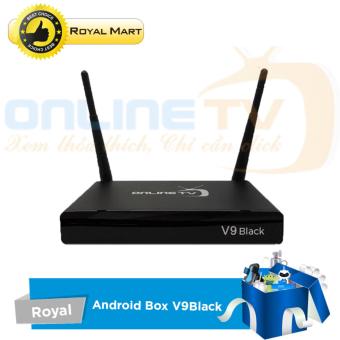 Android Tivi Box V9 Black - Ram 1G, ROM 8G, Android 4.4.4 - Hãng phân ...