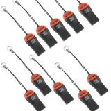 Aukey 10Pcs USB Micro Memory Card Reader - Intl