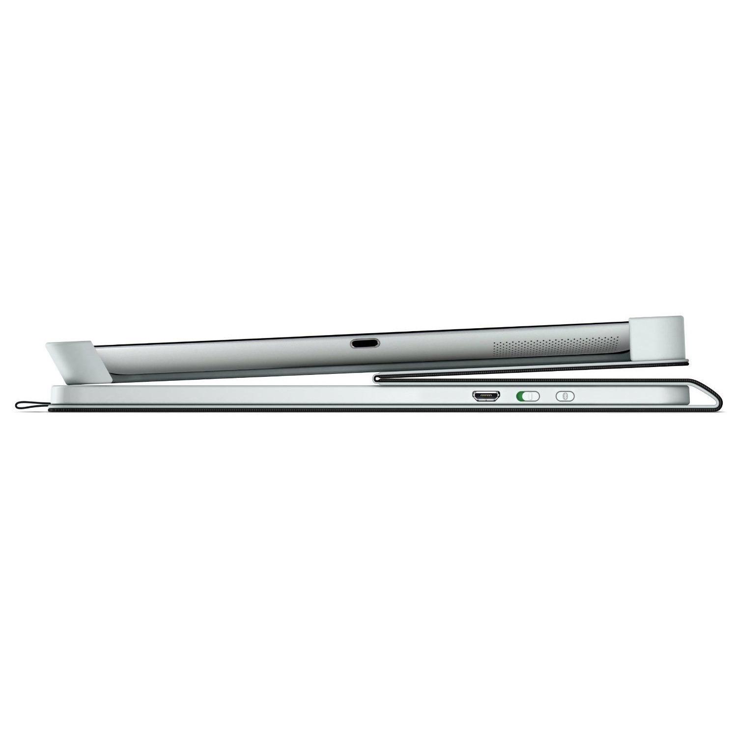 Bàn phím Bluetooth kiêm bao da Logitech Folio dành cho iPad 4 (Đen - Trắng)