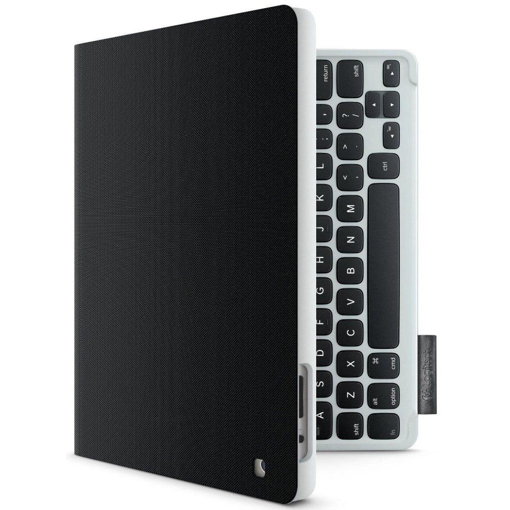 Bàn phím Bluetooth kiêm bao da Logitech Folio dành cho iPad 4 (Đen - Trắng)